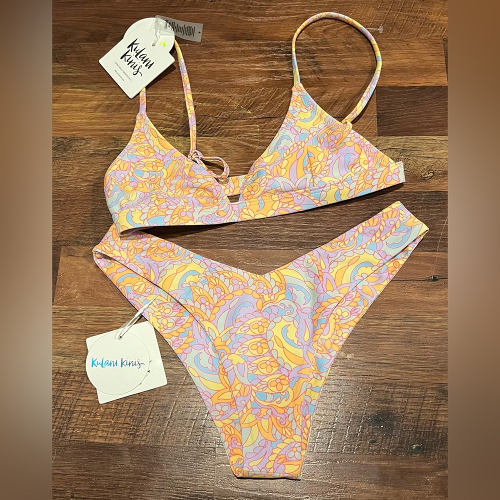 *KULANI KINIS* whipped wonder bikini full set size xs